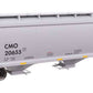 Walthers 910-7748 HO Union Pacific 60' NSC 5150 3-Bay Covered Hopper RTR #20655