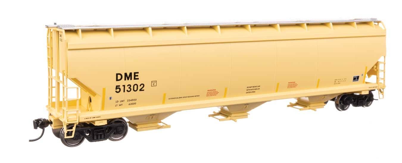 Walthers 910-7749 HO DME 60' NSC 5150 3-Bay Covered Hopper Ready to Run #51302