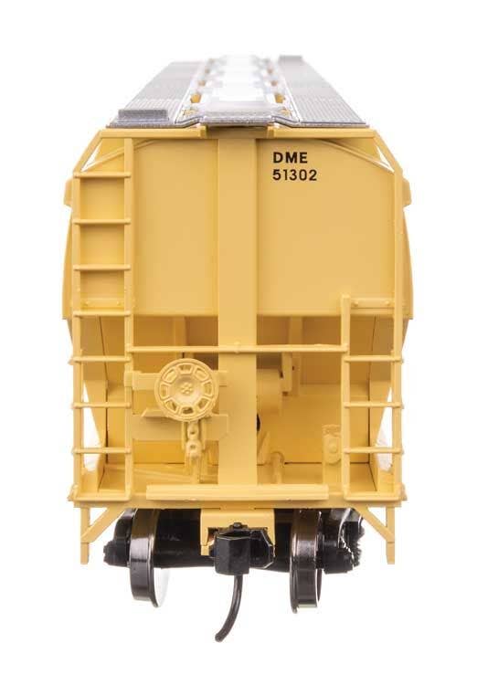 Walthers 910-7749 HO DME 60' NSC 5150 3-Bay Covered Hopper Ready to Run #51302