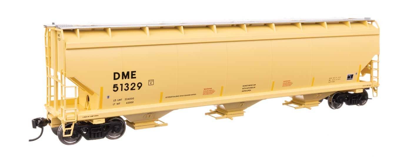 Walthers 910-7750 HO DME 60' NSC 5150 3-Bay Covered Hopper Ready to Run #51329