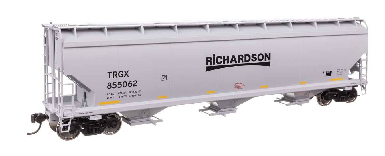 Walthers 910-7753 HO TRGX 60' NSC 5150 3-Bay Covered Hopper Ready to Run #855062