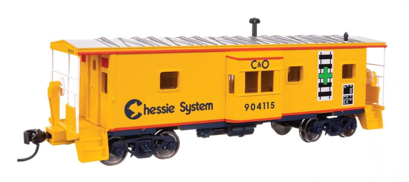 Walthers 910-8671 HO C&O International Bay Window Caboose Ready to Run #904115