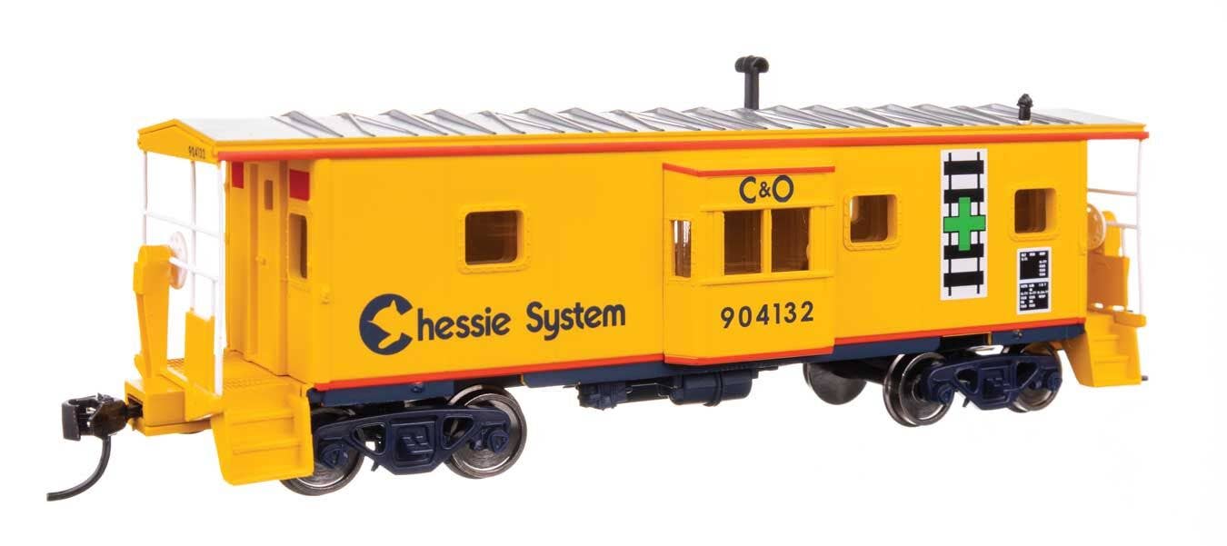 Walthers 910-8672 HO C&O International Bay Window Caboose Ready to Run #904132