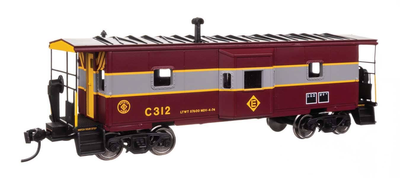 Walthers 910-8676 HO Erie Lackanwanna International Bay Window Caboose RTR #C312