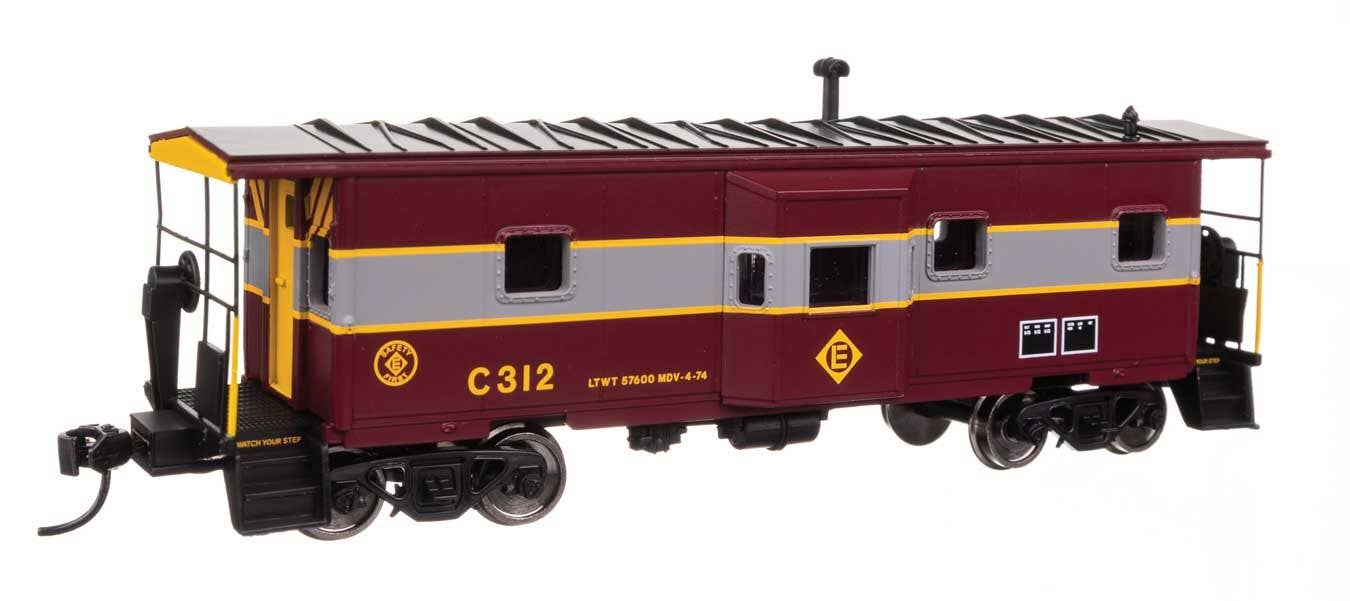 Walthers 910-8676 HO Erie Lackanwanna International Bay Window Caboose RTR #C312
