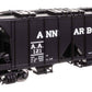 Walthers 910-49704 HO Ann Arbor ACF 1958 Cu Ft Covered Hopper Ready to Run #121