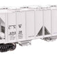 Walthers 910-49708 HO CNW ACF 1958 Cu Ft Covered Hopper Ready to Run #69439