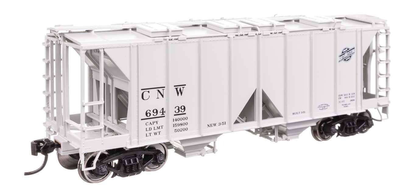 Walthers 910-49708 HO CNW ACF 1958 Cu Ft Covered Hopper Ready to Run #69439