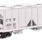 Walthers 910-49709 HO CNW ACF 1958 Cu Ft Covered Hopper Ready to Run #69467