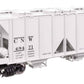 Walthers 910-49710 HO CNW ACF 1958 Cu Ft Covered Hopper Ready to Run #69471