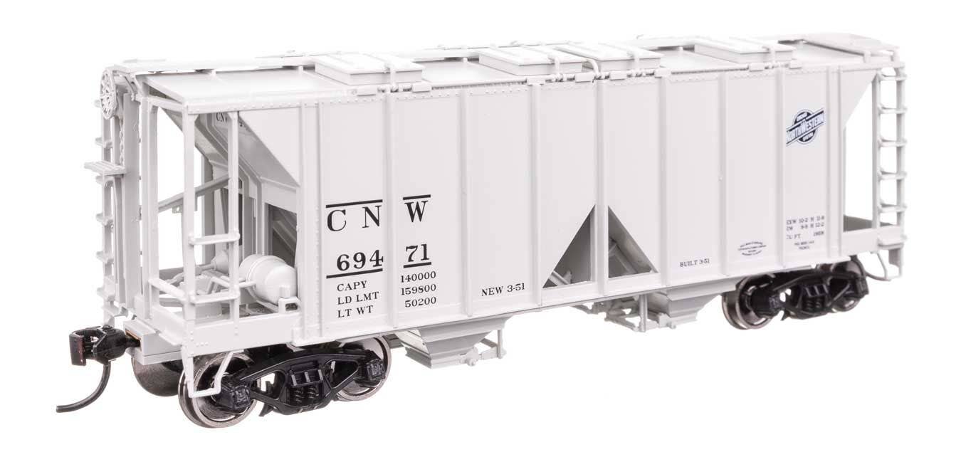 Walthers 910-49710 HO CNW ACF 1958 Cu Ft Covered Hopper Ready to Run #69471
