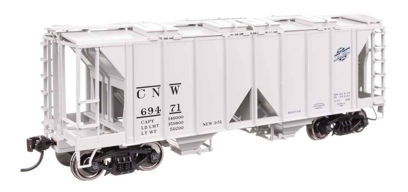 Walthers 910-49710 HO CNW ACF 1958 Cu Ft Covered Hopper Ready to Run #69471