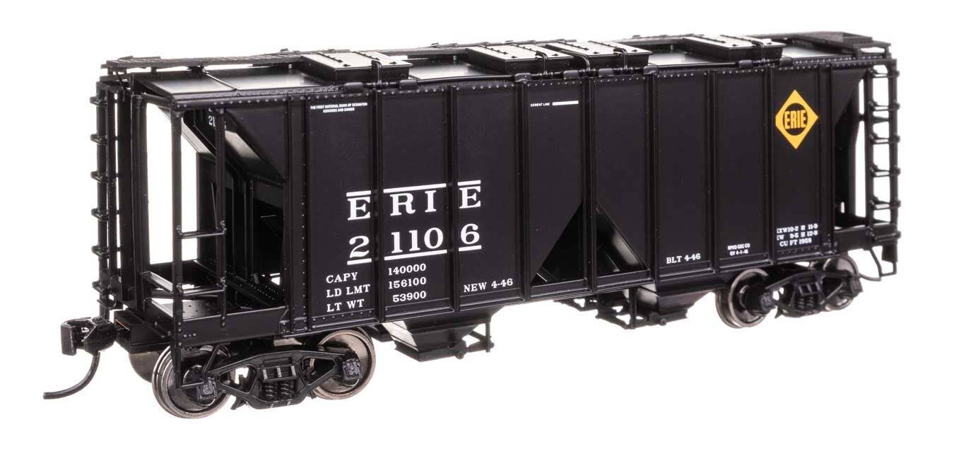 Walthers 910-49715 HO Erie ACF 1958 Cu Ft Covered Hopper Ready to Run #21106