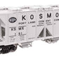 Walthers 910-49720 HO Kosmos Cement ACF 1958 Cu Ft Covered Hopper RTR KSMX #101