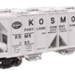 Walthers 910-49721 HO Kosmos Cement ACF 1958 Cu Ft Covered Hopper RTR KSMX #105
