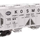 Walthers 910-49722 HO Kosmos Cement ACF 1958 Cu Ft Covered Hopper RTR KSMX #110