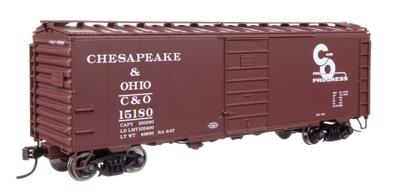 Walthers 910-45503 HO Chesapeake & Ohio 40' PS-1 Boxcar Ready to Run #15180