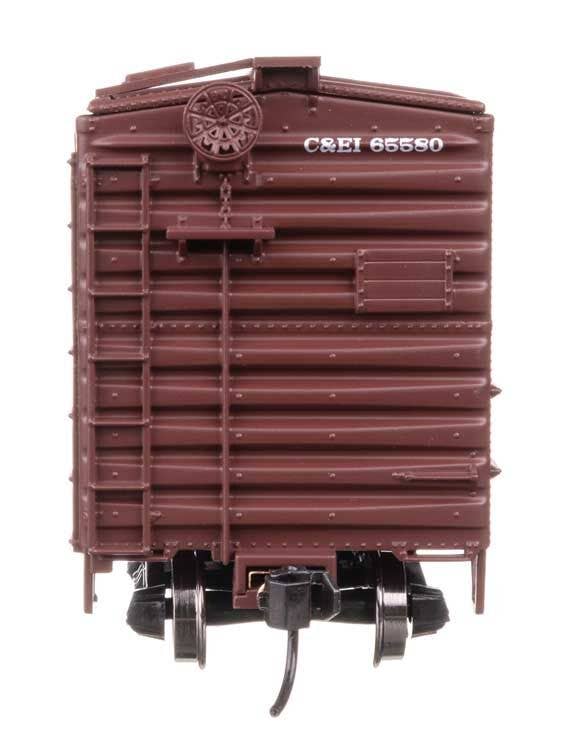 Walthers 910-45505 HO Chicago & Eastern Illinois 40' PS-1 Boxcar RTR #65580