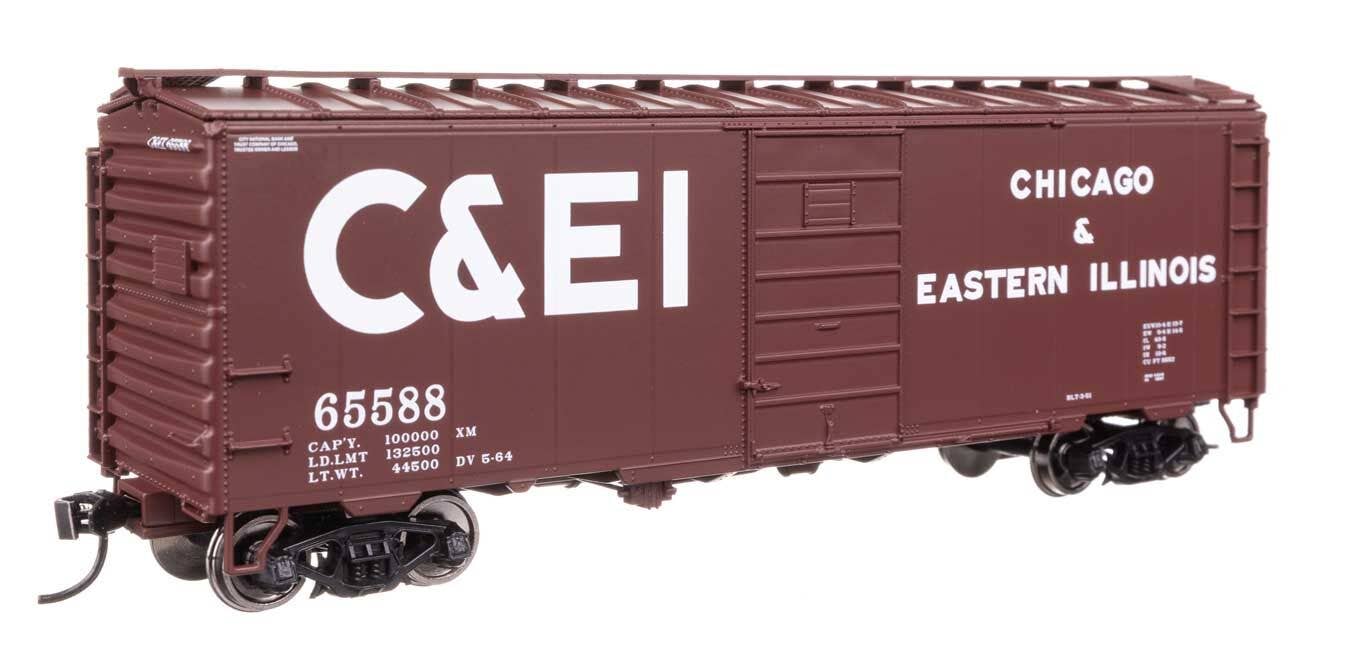 Walthers 910-45506 HO Chicago & Eastern Illinois 40' PS-1 Boxcar RTR #65588