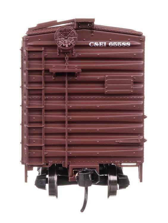 Walthers 910-45506 HO Chicago & Eastern Illinois 40' PS-1 Boxcar RTR #65588