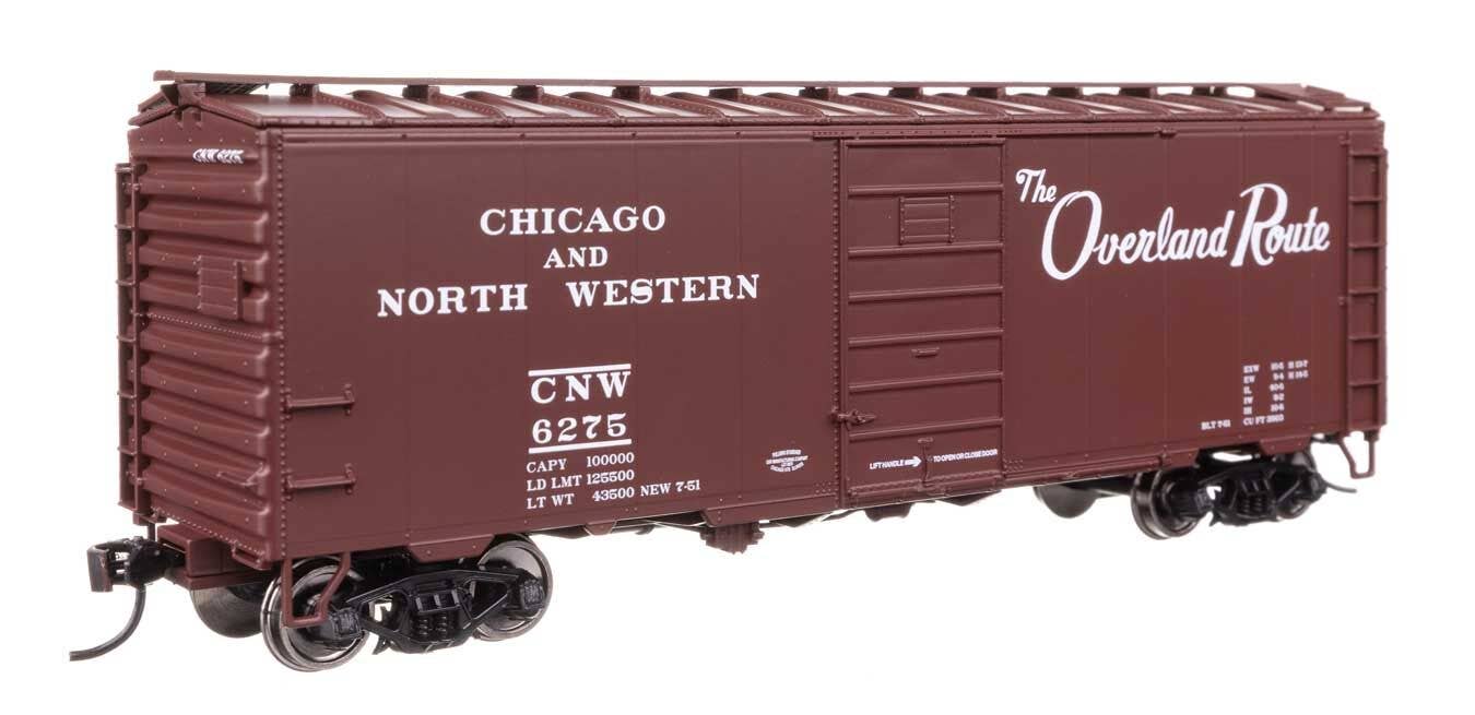 Walthers 910-45508 HO Chicago & North Western 40' PS-1 Boxcar Ready to Run #6275