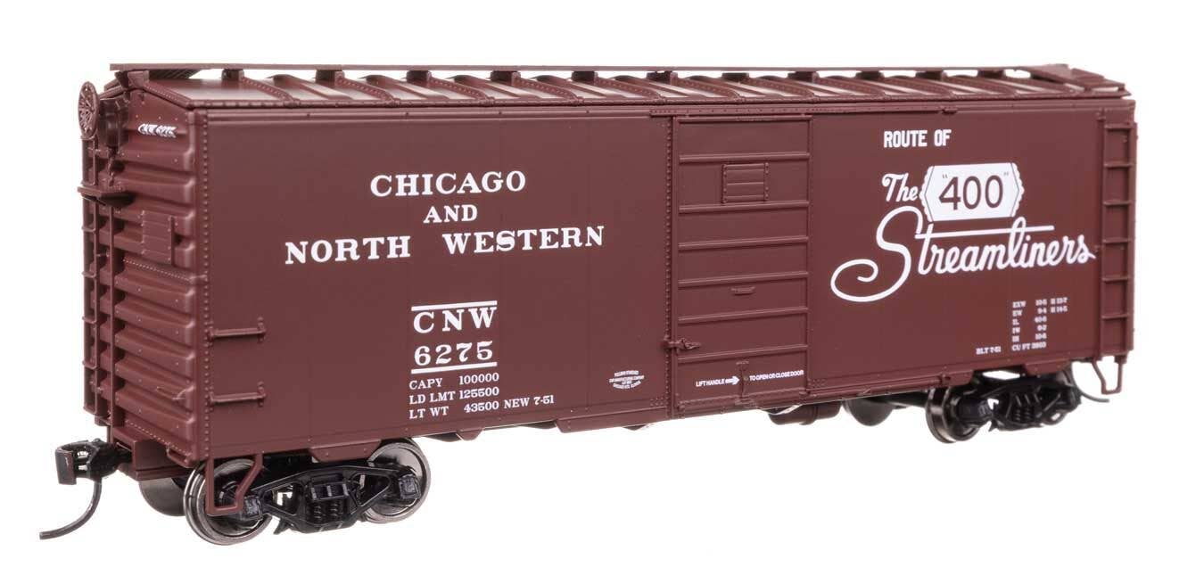 Walthers 910-45508 HO Chicago & North Western 40' PS-1 Boxcar Ready to Run #6275