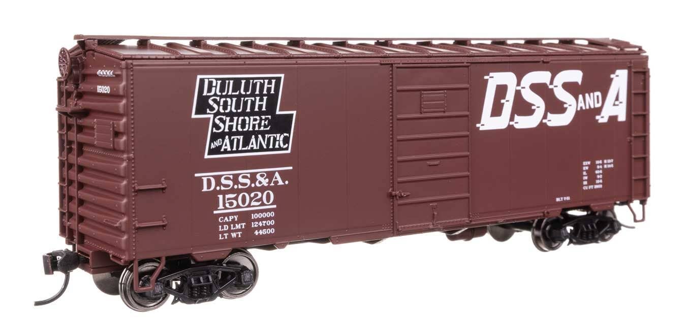 Walthers 910-45511 HO Duluth, South Shore & Atlantic 40' PS-1 Boxcar RTR #15020