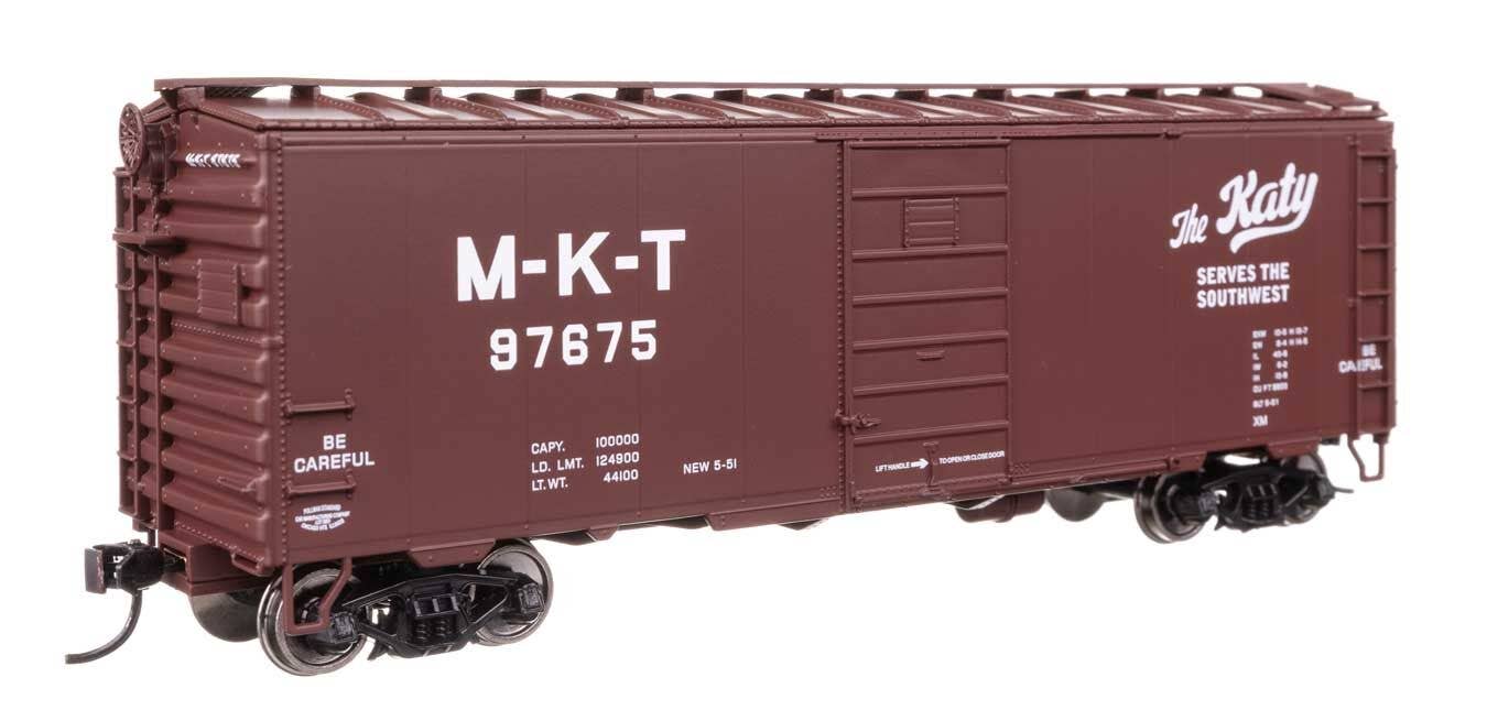 Walthers 910-45513 HO Missouri-Kansas-Texas 40' PS-1 Boxcar Ready to Run #97675