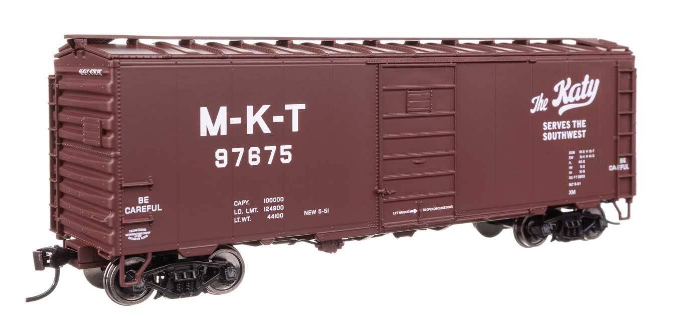 Walthers 910-45513 HO Missouri-Kansas-Texas 40' PS-1 Boxcar Ready to Run #97675
