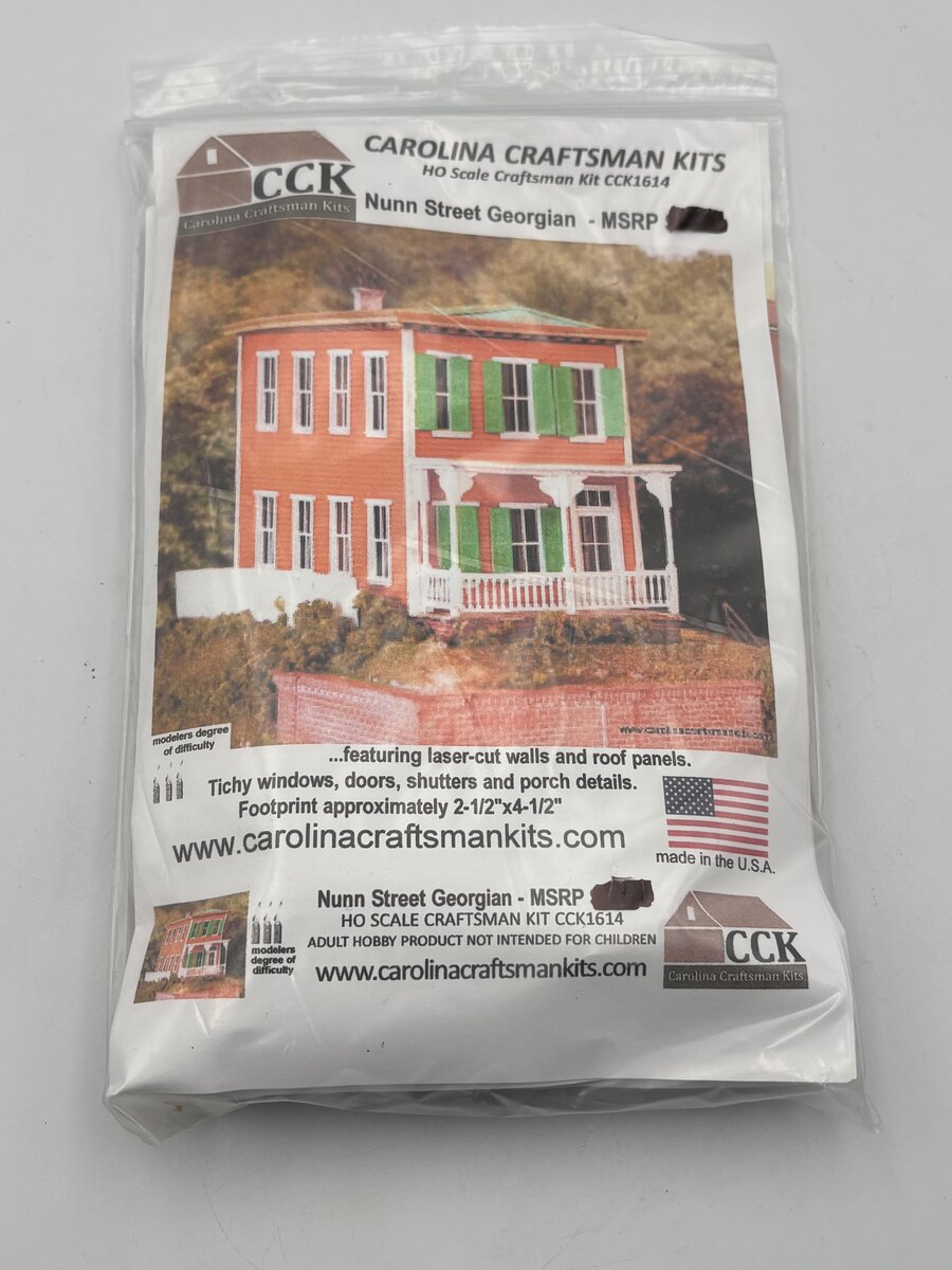 Carolina Craftsman CCK1614 HO Scale Nunn Street Georgian Build Kit