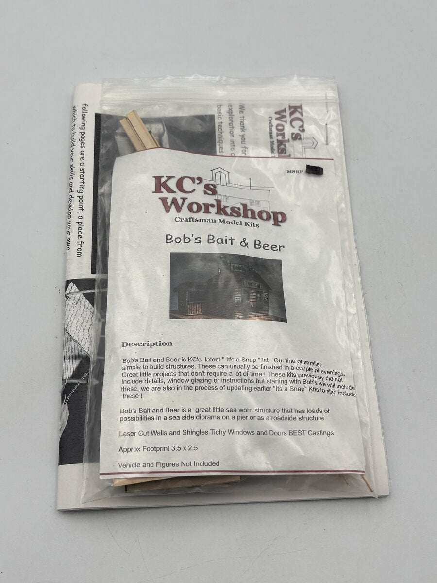 KC'S Workshop HO Scale Bob's Bait & Beer Build Kit