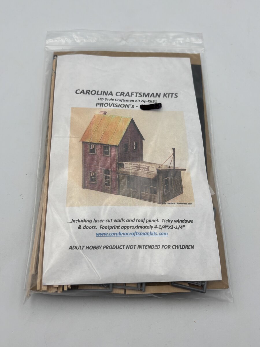 Carolina Craftsman HO Scale Provision's Build Kit