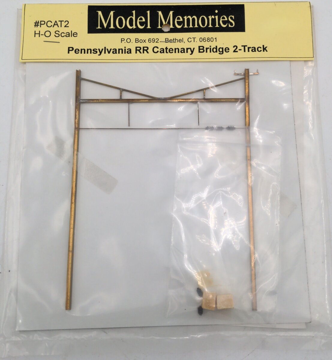 Model Memories PCAT2 HO Pennsylvania RR Catenary Bridge 2-Track Kit