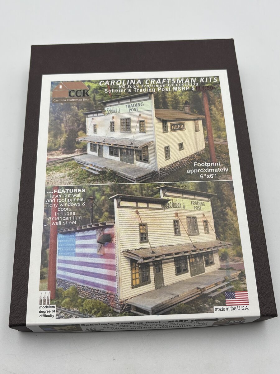 Carolina Craftsman CCK18173 HO Scale Scheier's Trading Post Built Kit