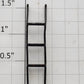 Lionel 715-10 O Scale Metal 3-Rung Tank Car Ladder