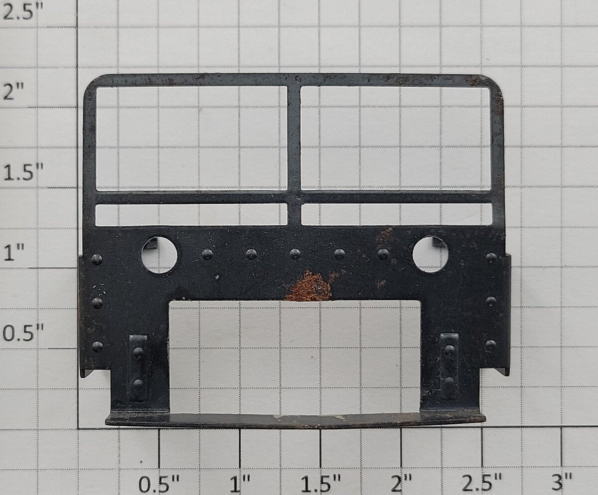 Lionel 41-87 O Gauge Black Switcher End Frame with High Rail