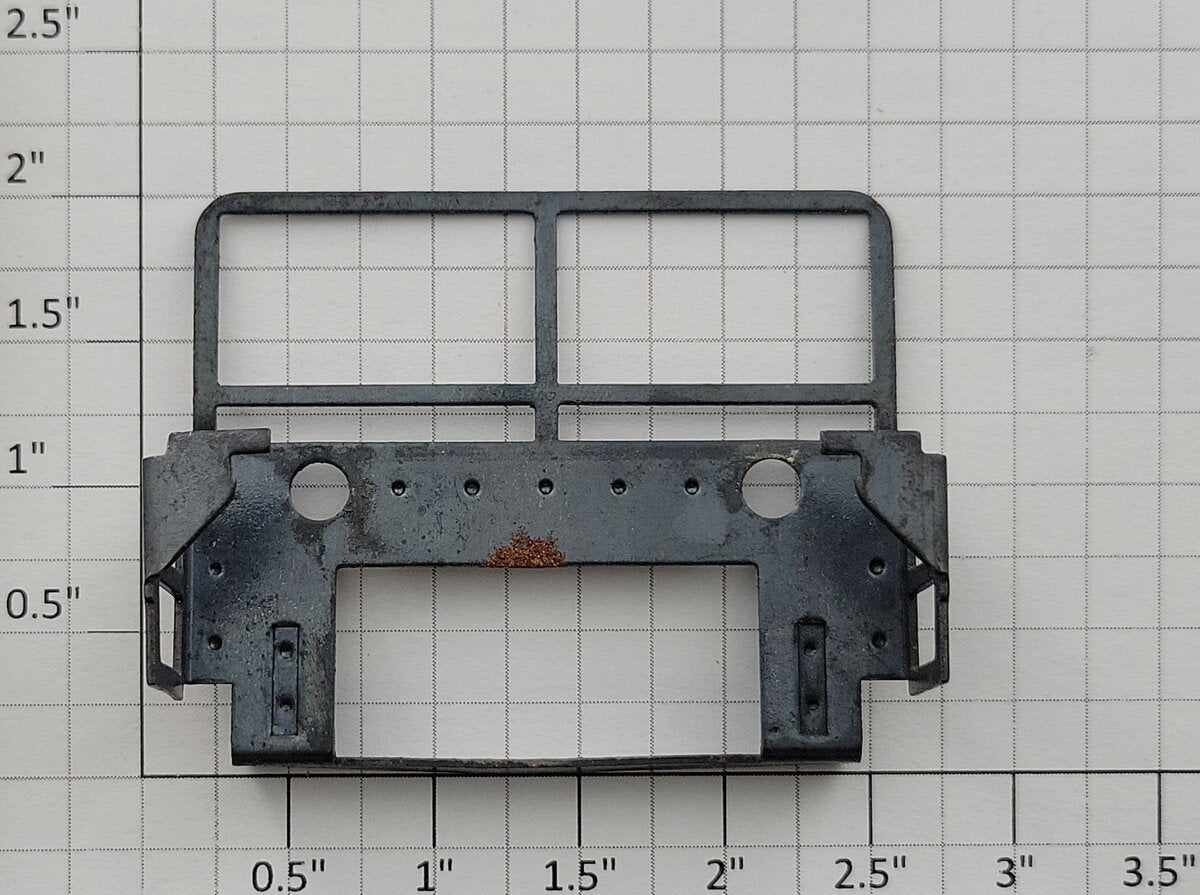Lionel 41-87 O Gauge Black Switcher End Frame with High Rail