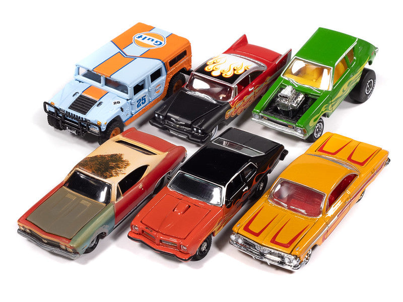 Johnny Lightning JLSF027-A-CASE 1:64 Street Freaks - 2024 Release 1A (Set of 6)