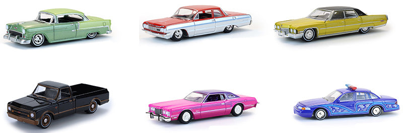 Greenlight Collectibles 63080-CASE 1:64 California Lowriders Series 7 Assortment