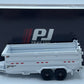 Weiss Brothers WBR035-1401 1:50 White PJ Dump DM Trailer Diecast Model