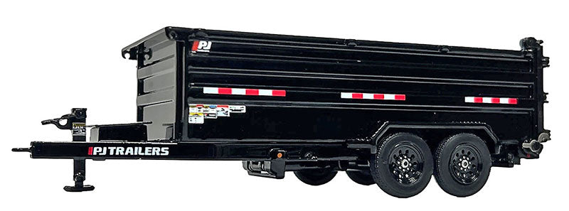 Weiss Brothers WBR035-1400 1:50 Black PJ Dump DM Trailer Diecast Model