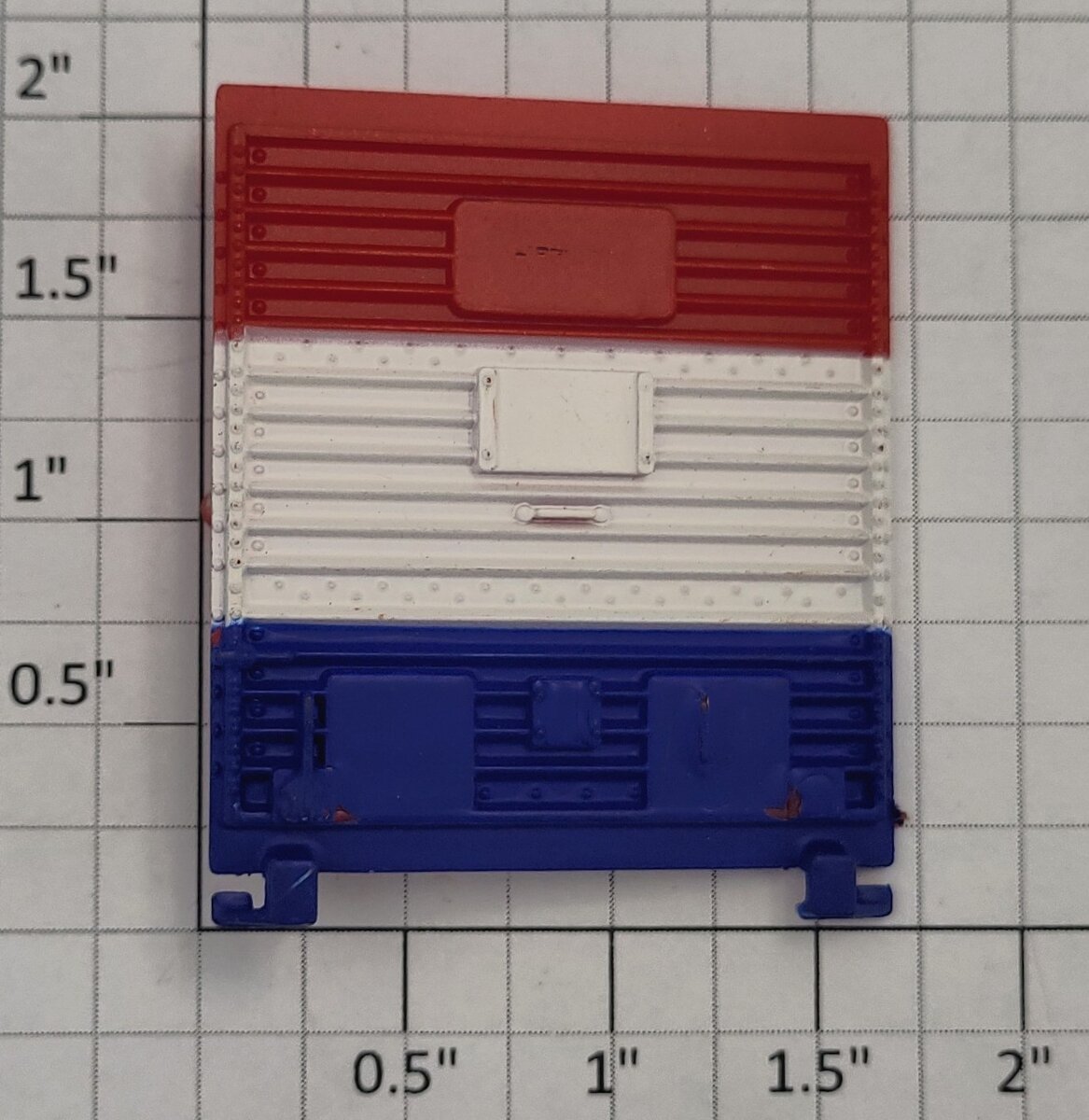 Lionel 16687-12 Red / White / Blue Door with Guides