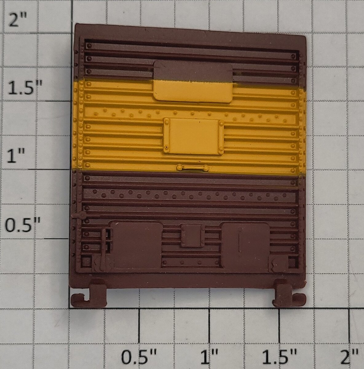 Lionel 19204-14 Brown/Yellow Milwaukee Road Multi-Panel Boxcar Door with Guides