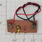 Lionel 711-129 O22 Red Switch Terminal Plate with Wires