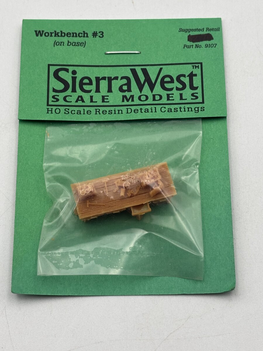 Sierra West 9107 HO Scale Workbench #3 Casting