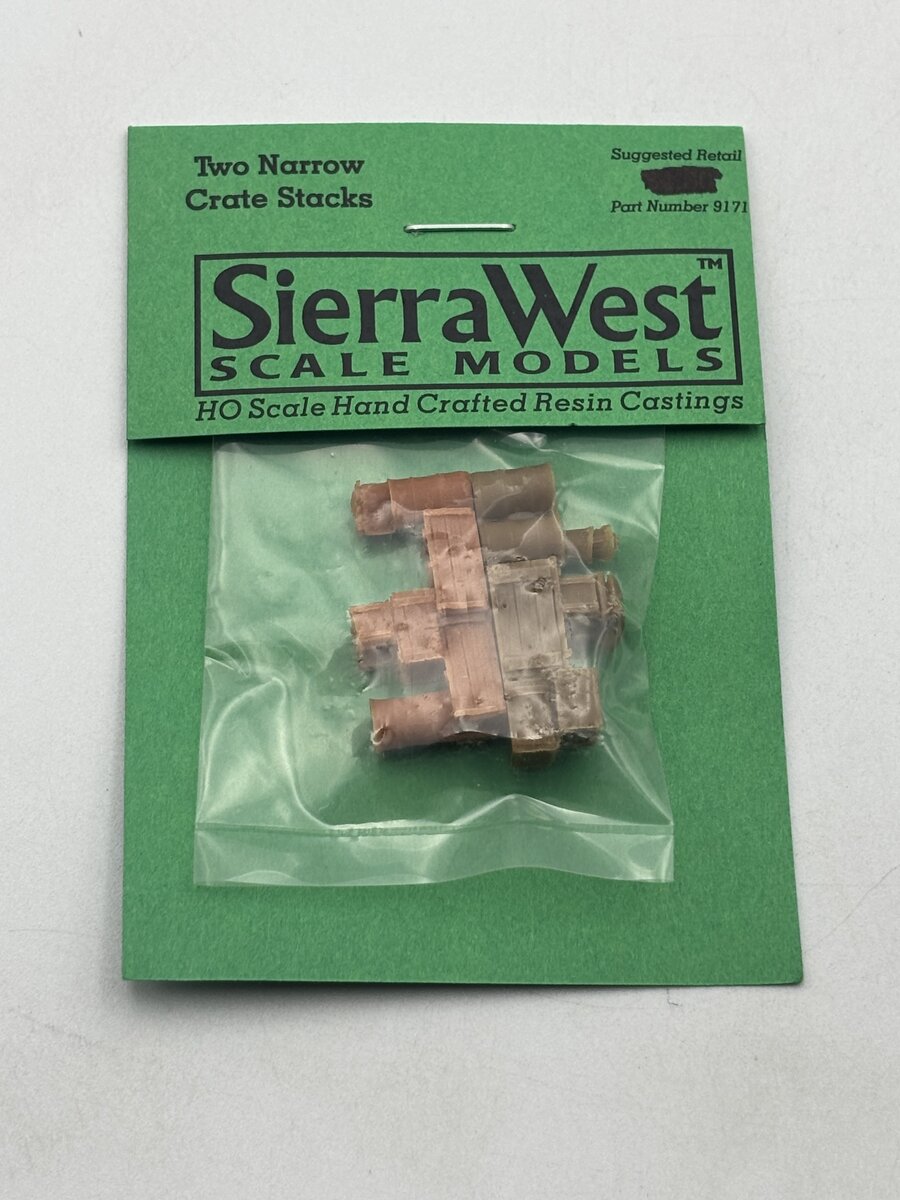 Sierra West 9171 HO Scale Two Narrow Crate Stacks