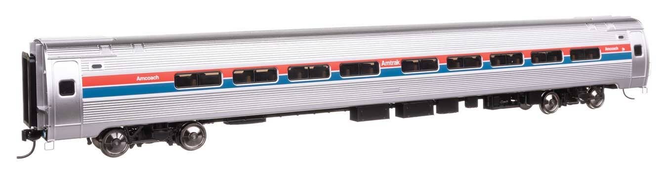 Walthers 920-11206 HO Amtrak Phase II 85' Amfleet I 84-Seat Coach with Decal RTR