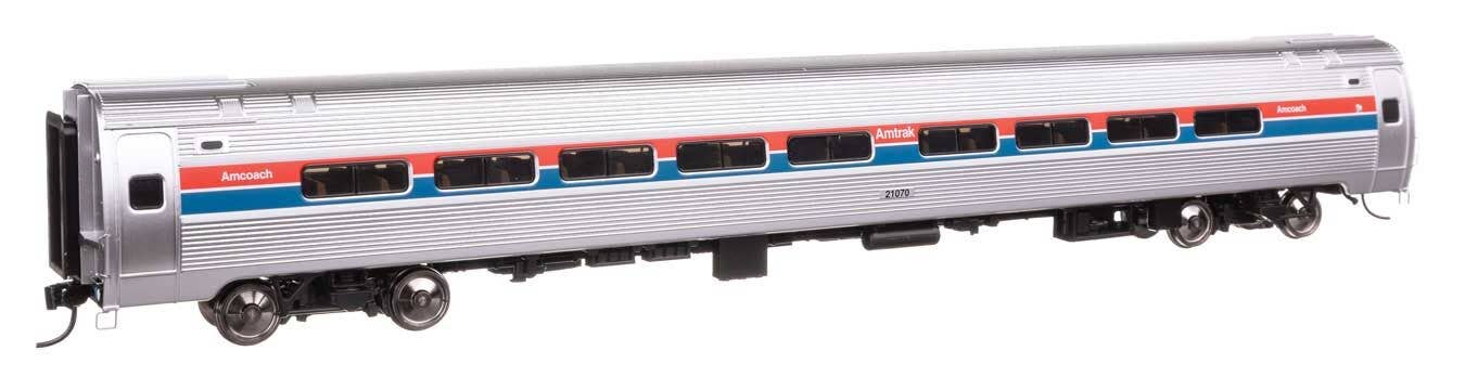 Walthers 920-11208 HO Amtrak Phase II 85' Amfleet I 84-Seat Coach RTR #21070