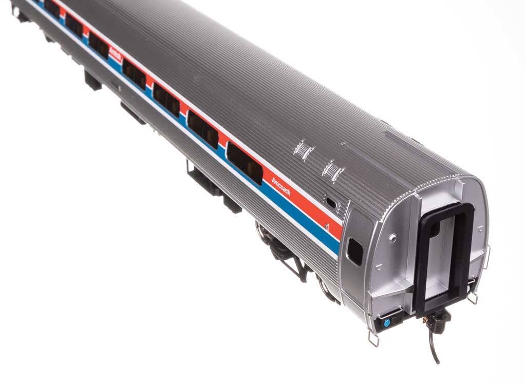 Walthers 920-12211 HO AMTK Ph. II Lighted 85' Amfleet I 84-Seat Coach RTR #21059