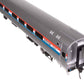Walthers 920-12213 HO AMTK Ph. III Lighted 85' Amfleet I 84-Seat Coach RTR